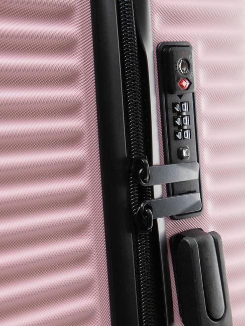 ADVENTURE Carro de tamaño mediano rosa - Trolley Rígidos