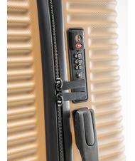 ROCCOBAROCCO ADVENTURE Carro de tamaño mediano oro - Trolley Rígidos - 5