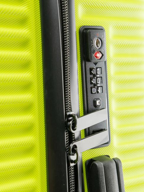 ADVENTURE Carro de tamaño mediano verde ácido - Trolley Rígidos