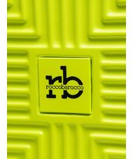 ROCCOBAROCCO ADVENTURE Carro de tamaño mediano verde ácido - Trolley Rígidos - 6