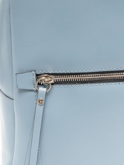 SMOOTH  Mochila de cuero AZUL SUAVE - Bolsos Mujer