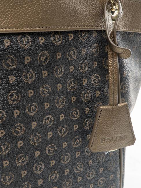 HERITAGE Bolso bandolera transformable bronce negro - Bolsos Mujer