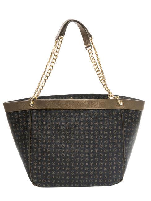 HERITAGE Bolso bandolera transformable bronce negro - Bolsos Mujer
