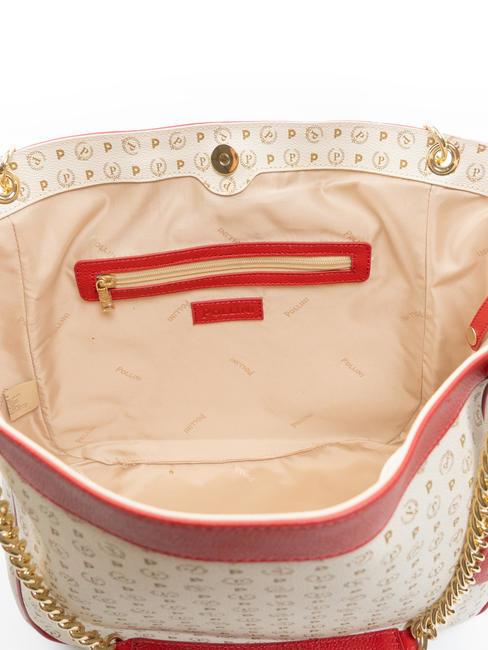 HERITAGE Bolso bandolera transformable Marfil / lac - Bolsos Mujer