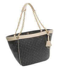 POLLINI HERITAGE Bolso bandolera transformable Negro / marfil - Bolsos Mujer - 3