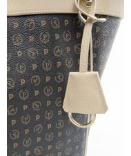 POLLINI HERITAGE Bolso bandolera transformable Negro / marfil - Bolsos Mujer - 4