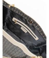 POLLINI HERITAGE Bolso bandolera transformable Negro / marfil - Bolsos Mujer - 5