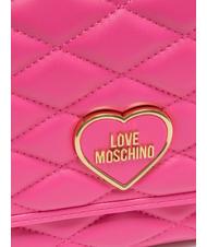 LOVE MOSCHINO ROMANTIC Convertible Bolso de hombro/bandolera fucsia - Bolsos Mujer - 3