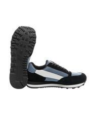 ARMANI EXCHANGE OSAKA Zapatillas Hombre negro+azul - Zapatos Hombre - 5