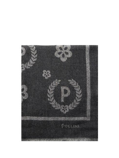 JAQUARD Bufanda hecha en Italia. negro - Bufandas