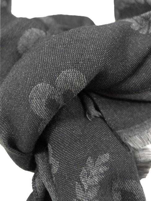 JAQUARD Bufanda hecha en Italia. negro - Bufandas