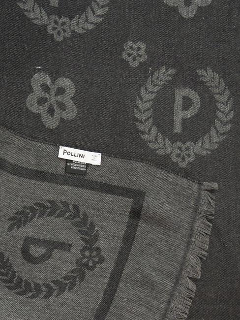 JAQUARD Bufanda hecha en Italia. negro - Bufandas