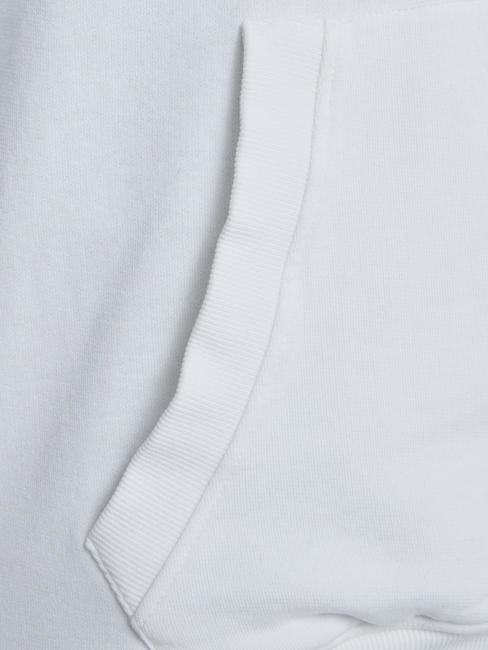 FINCH TERRY Sudadera oversize con bolsillo y capucha sal blanca multi - Sudaderas