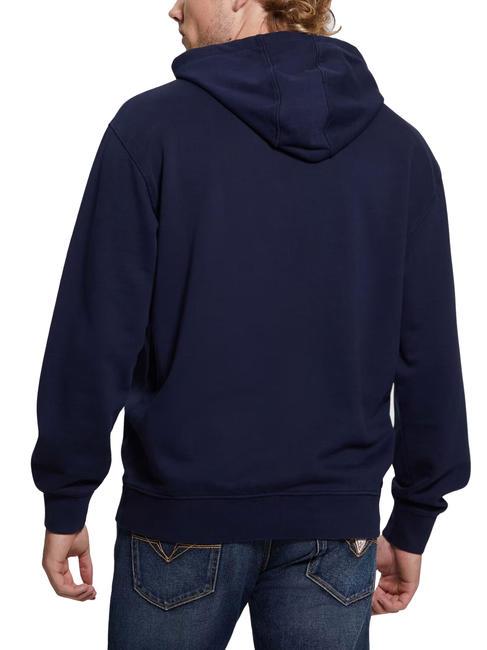 FINCH TERRY Sudadera oversize con bolsillo y capucha azul inteligente multi - Sudaderas