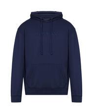 GUESS FINCH TERRY Sudadera oversize con bolsillo y capucha azul inteligente multi - Sudaderas - 3