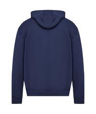 GUESS FINCH TERRY Sudadera oversize con bolsillo y capucha azul inteligente multi - Sudaderas - 4