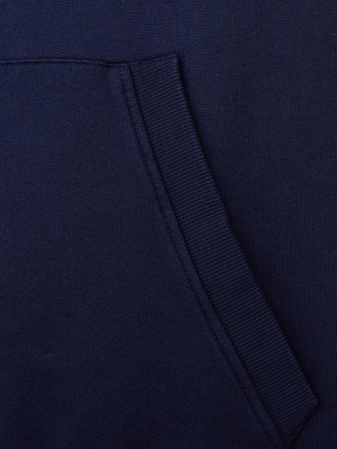 FINCH TERRY Sudadera oversize con bolsillo y capucha azul inteligente multi - Sudaderas