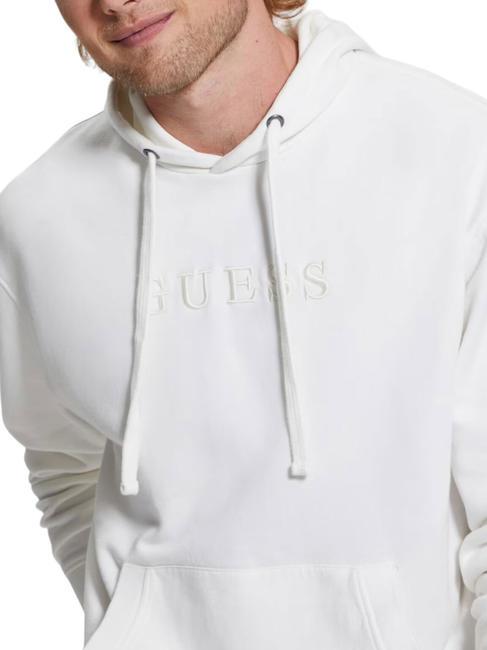 FINCH TERRY Sudadera oversize con bolsillo y capucha sal blanca multi - Sudaderas