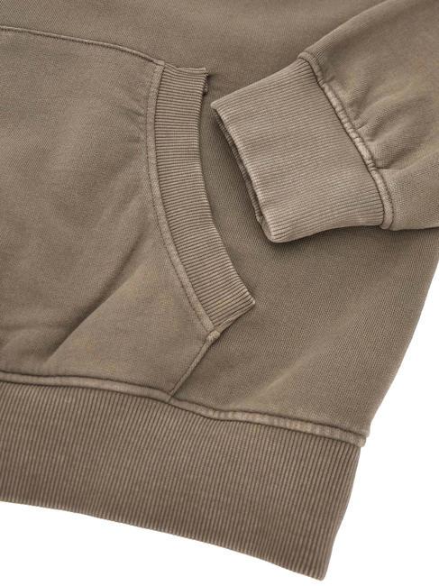 FINCH TERRY Sudadera oversize con bolsillo y capucha gris pardo pizarra multi - Sudaderas