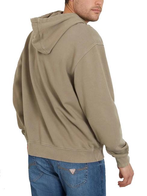 FINCH TERRY Sudadera oversize con bolsillo y capucha gris pardo pizarra multi - Sudaderas
