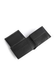 PIQUADRO Cartera CUADRADO NEGRO, en cuero negro - Carteras Hombre - 3