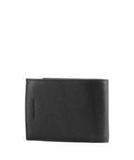 PIQUADRO Cartera CUADRADO NEGRO, en cuero negro - Carteras Hombre - 4