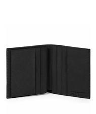PIQUADRO BLACK SQUARE  Cartera vertical de piel negro - Carteras Hombre - 2