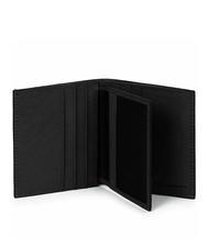 PIQUADRO BLACK SQUARE  Cartera vertical de piel negro - Carteras Hombre - 3