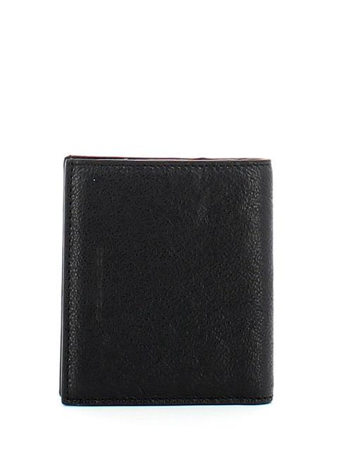 BLACK SQUARE  Cartera vertical de piel negro - Carteras Hombre