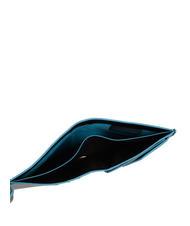 PIQUADRO BLUE SQUARE  Cartera de piel con logo metalizado. negro - Carteras Hombre - 4