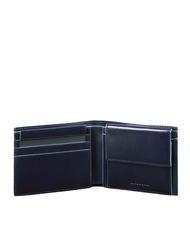 PIQUADRO BLUE SQUARE  Cartera mediana de piel azul - Carteras Hombre - 2