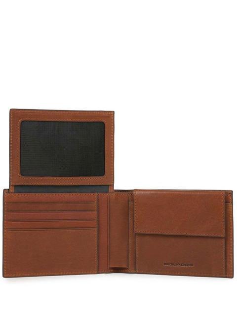 Cartera CUADRADO NEGRO, en cuero CUERO - Carteras Hombre