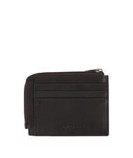 PIQUADRO TAG Tarjetero con cremallera MORO - Carteras Hombre - 2
