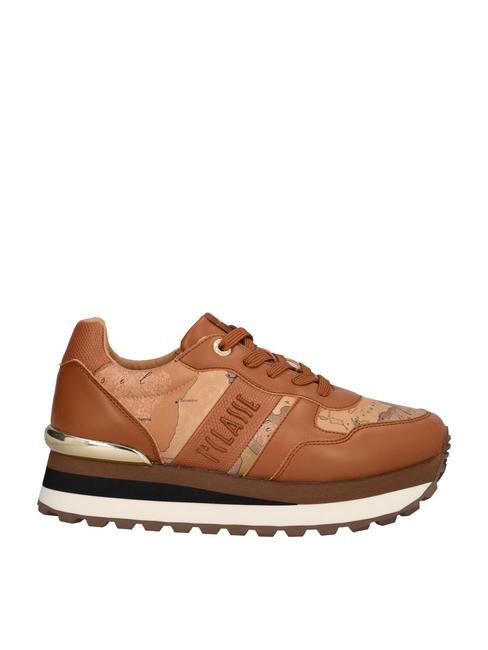 WENDY JR Zapatillas Cuero / Geo Beige - Zapatos Mujer