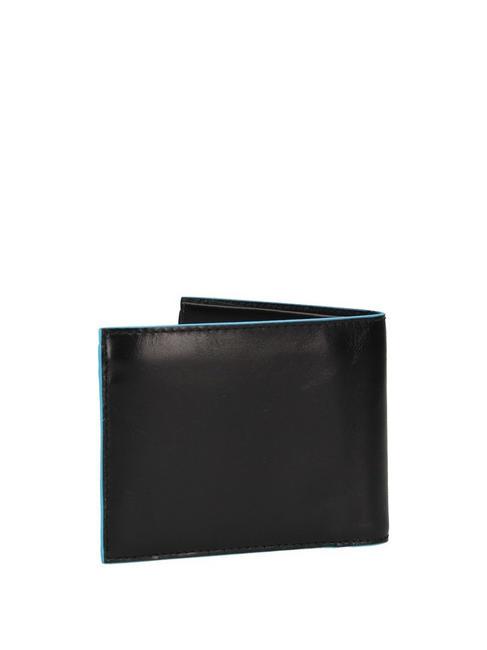 BLUE SQUARE  Cartera mediana de piel negro - Carteras Hombre