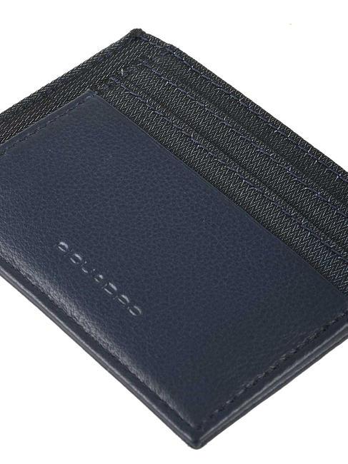 P16  Tarjetero plano CHEVRON AZUL - Carteras Hombre