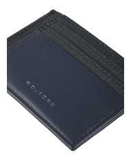 PIQUADRO P16  Tarjetero plano CHEVRON AZUL - Carteras Hombre - 2