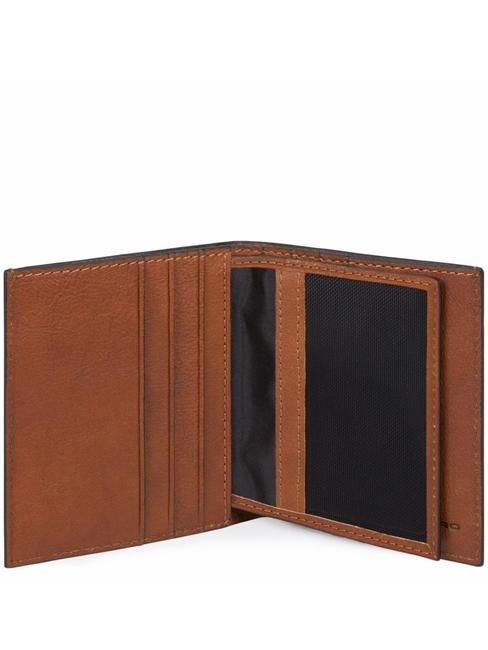 BLACK SQUARE  Cartera vertical de piel cuero - Carteras Hombre