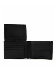 PIQUADRO MODUS SPECIAL Cartera de piel granulada negro - Carteras Hombre - 2
