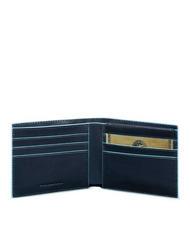 PIQUADRO BLUE SQUARE Billetera de cuero azul - Carteras Hombre - 2