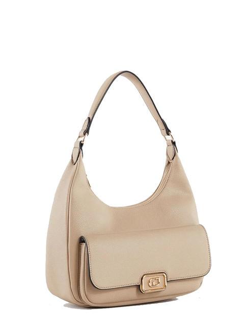 CLAIRE Bolso hobo con bolsillo arena - Bolsos Mujer
