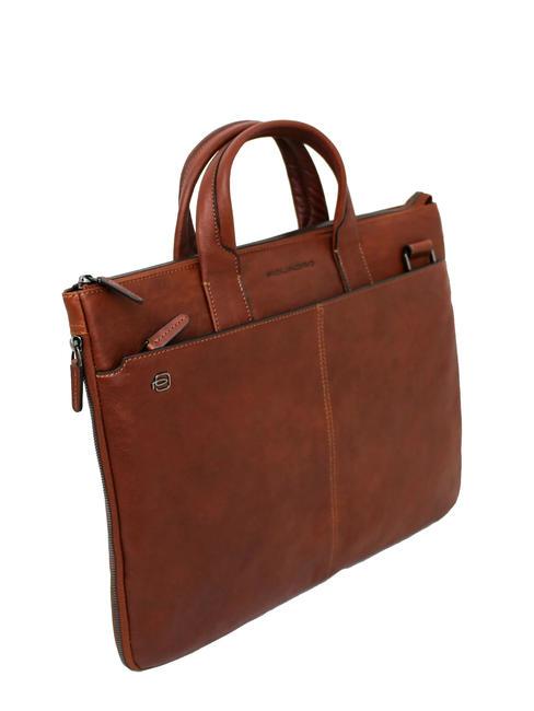 BLACK SQUARE  Maletín para PC de 15", ampliable cuero - Maletines de Trabajo