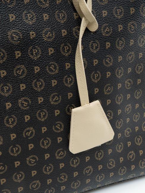 HERITAGE  Bolso con bandolera Negro / marfil - Bolsos Mujer