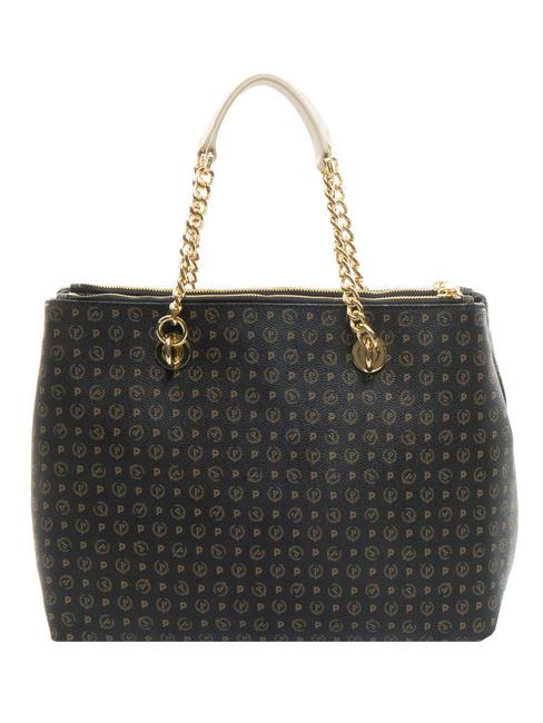 HERITAGE  Bolso con bandolera Negro / marfil - Bolsos Mujer