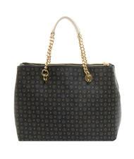 POLLINI HERITAGE  Bolso con bandolera Negro / marfil - Bolsos Mujer - 4