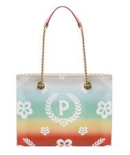 POLLINI HERITAGE  Bolsa de la compra con estampado all over Marfil / lac - Bolsos Mujer - 3