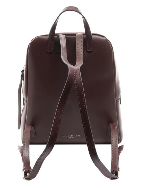 SMOOTH  Mochila de cuero de color rojo oscuro - Bolsos Mujer