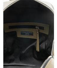 GIANNI CHIARINI GC Mochila de piel martillada guam verde - Bolsos Mujer - 5