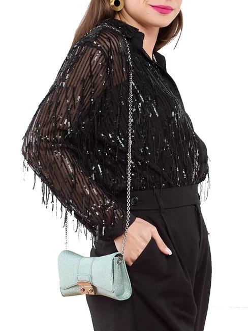 METROPOLIS Bolso bandolera mini de tela céfiro - Bolsos Mujer