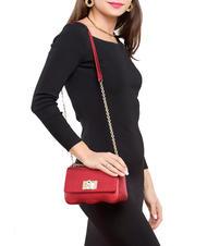 FURLA 1927 Mini bolso en piel metalizada rojo veneciano - Bolsos Mujer - 5